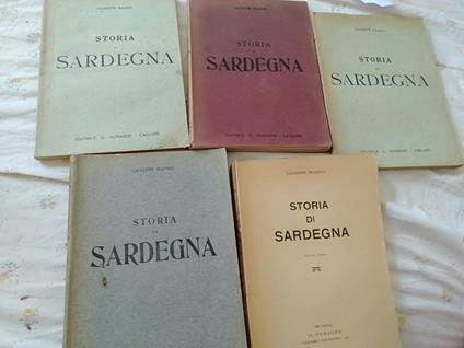 Storia di Sardegna vol 1-2-3-4-5 - Giuseppe Manno - copertina