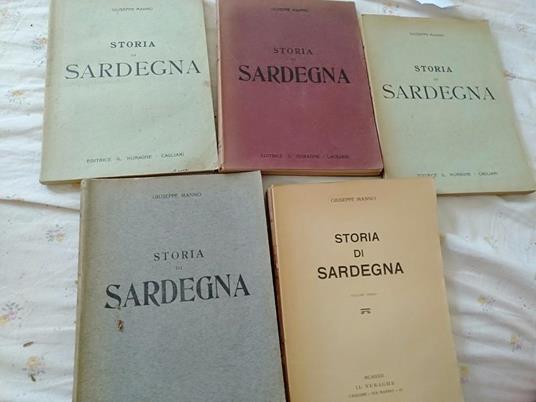 Storia di Sardegna vol 1-2-3-4-5 - Giuseppe Manno - copertina