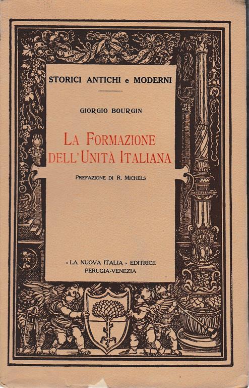 La Formazione dell'Unità Italiana - Georges Bourgin - copertina