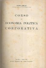 Corso di economia politica corporativa