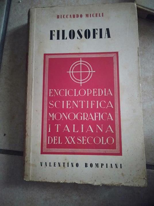 Enciclopedia scientifica monografica italiana del xxsecolo - Riccardo Miceli - copertina