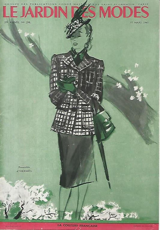 Le jardin des modes. 15 mars 1940 - copertina