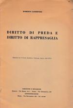 Diritto di preda e diritto di rappresaglia. Estratto da 