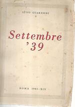 Settembre '39. Volume secondo