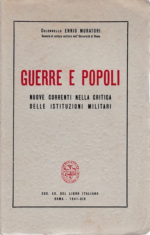 Guerre e popoli - copertina