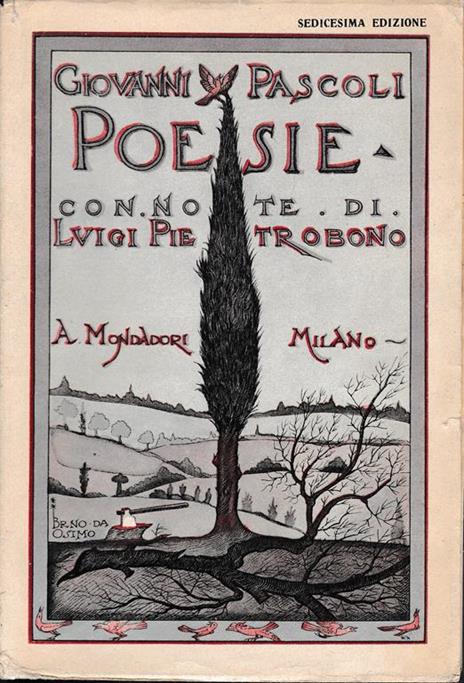 Poesie. Con note di Luigi Pietrobono - Giovanni Pascoli - copertina