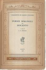 Poesie spagnole del seicento