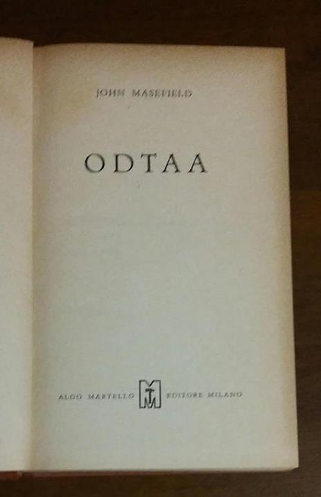 Odtaa - John Masefield - 2