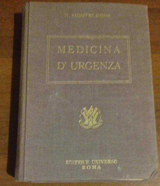 Medicina d'urgenza - Remo Monteleone - copertina