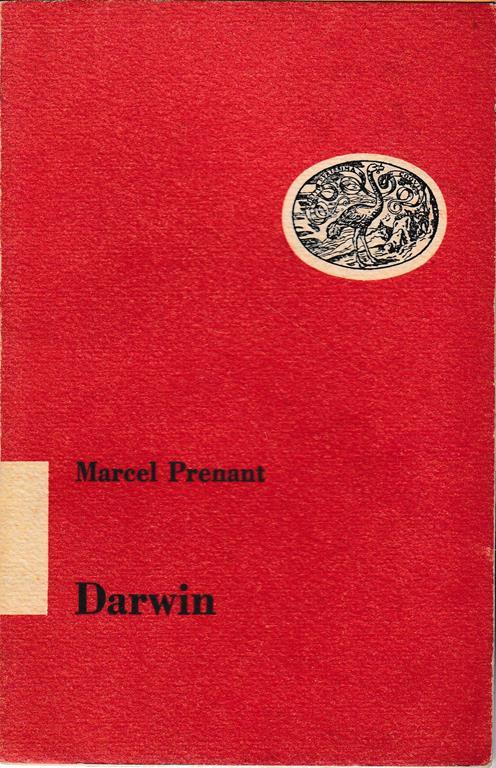 Darwin - Marcel Prenant - copertina