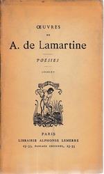 Oeuvres de A. de Lamartine, Poésies