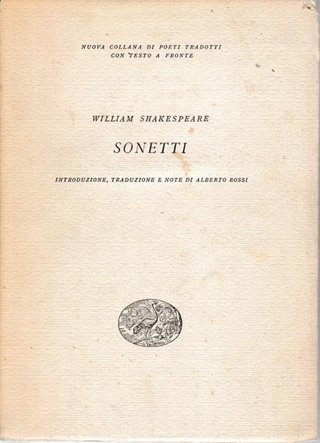 Sonetti. Testo inglese a fronte - William Shakespeare - copertina