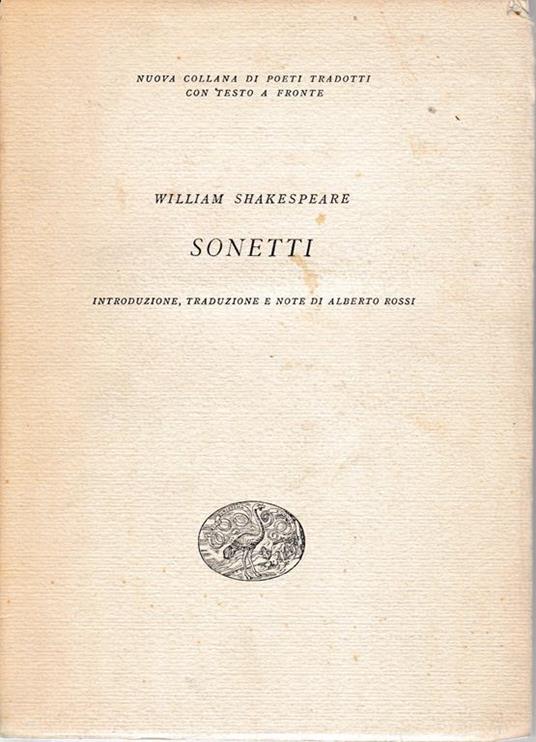 Sonetti. Testo inglese a fronte - William Shakespeare - copertina