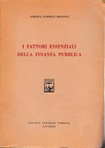 I fattori essenziali della finanza pubblica