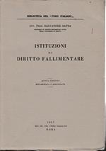 Istituzioni di diritto fallimentare