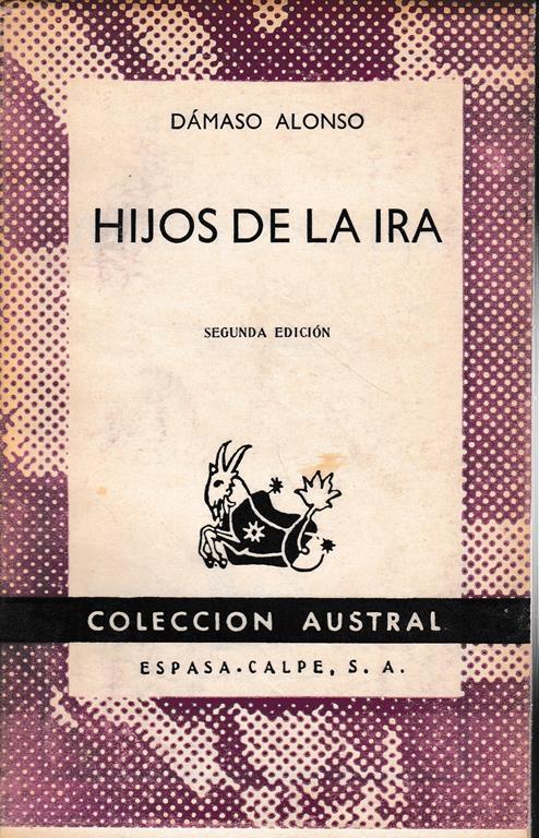 Hijos de la ira - Alonso Damaso - copertina