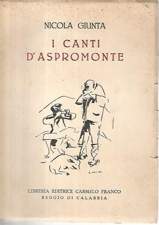 I canti D'Aspromonte - Nicola Giunta - copertina