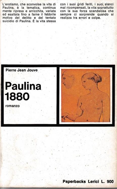 Paulina 1880 - Pierre Jean Jouve - copertina