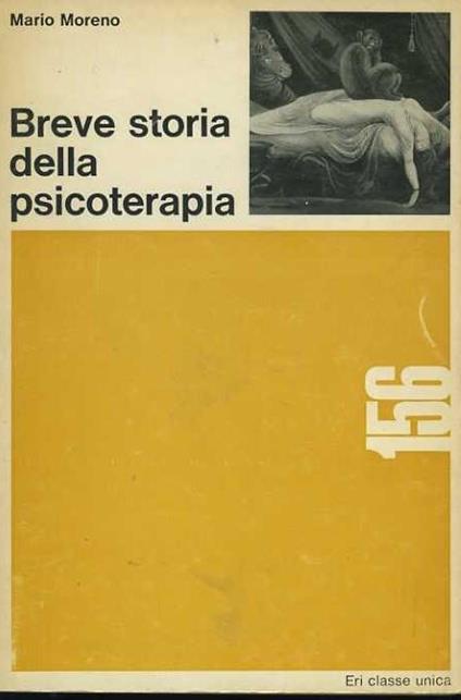 Breve storia della pscicoterapia - Mario Moreno - copertina