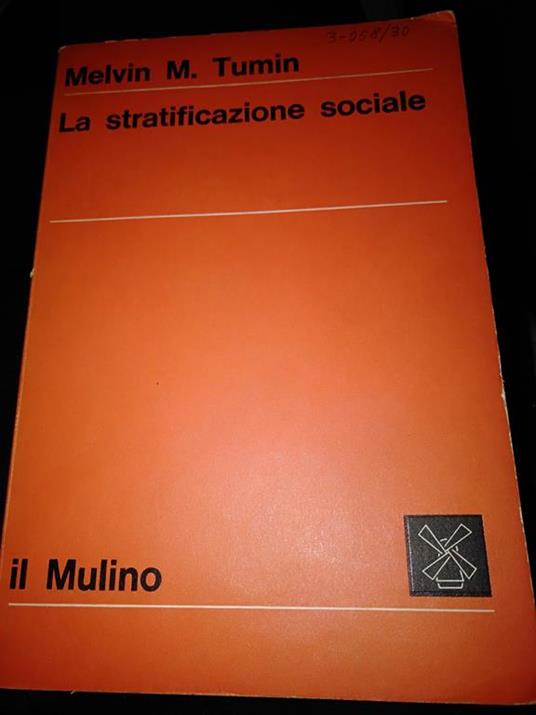 La stratificazione sociale - Melvin M. Tumin - copertina