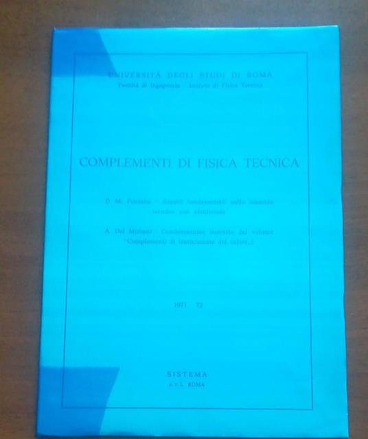 Complementi Di Fisica E Tcnica - copertina