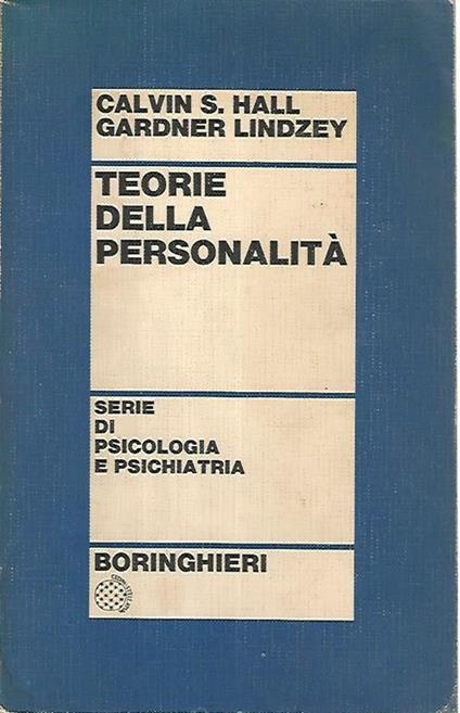 Teorie della personalità - Calvin S. Hall,Gardner Lindzey - copertina
