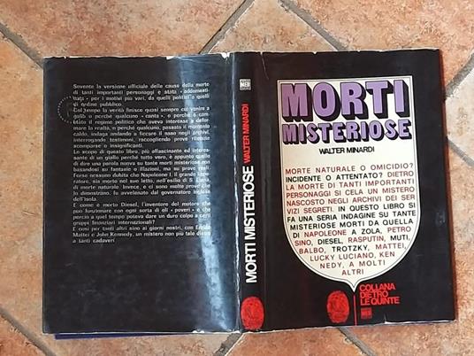 Morti misteriose - Walter Minardi - copertina