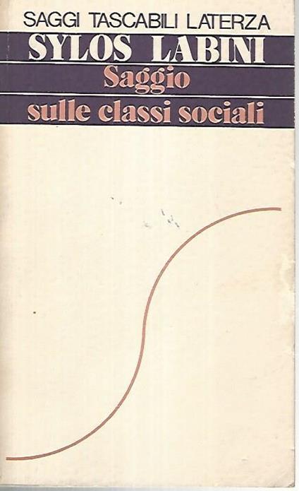 Saggio sulle classi sociali - Sylos Labini - copertina