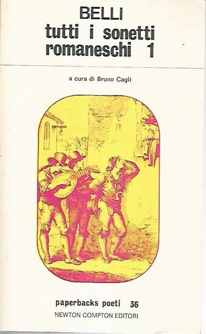 Tutti i sonetti romaneschi. 5 volumi - Gioachino Belli - copertina