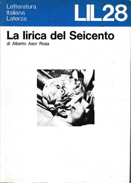 La lirica del Seicento - Alberto Asor Rosa - copertina