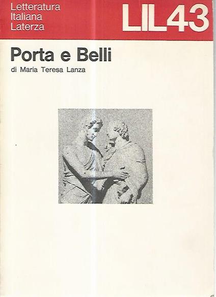 Porta e Belli - Maria Teresa Lanza - copertina