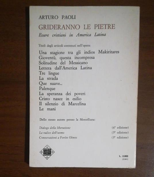 Grideranno Le Pietre - Arturo Paoli - 2