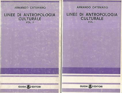 Linee di antropologia culturale. Volumi 1-2 - Armando Catemario - copertina
