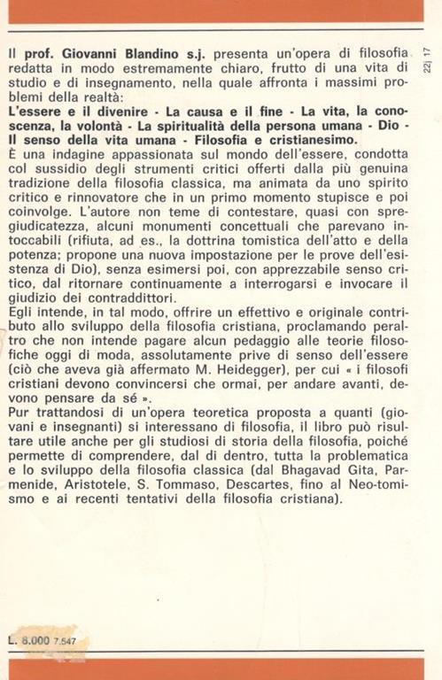 I massimi problemi dell'essere - Giovanni Blandino - 2