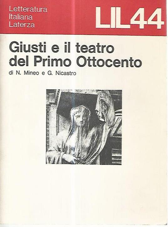 Giusti e il teatro del primo ottocento - Nicolò Mineo - copertina