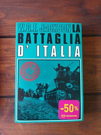 La battaglia d'Italia - William G. F. Jackson - copertina