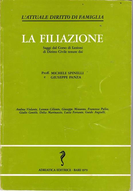 La filiazione - copertina