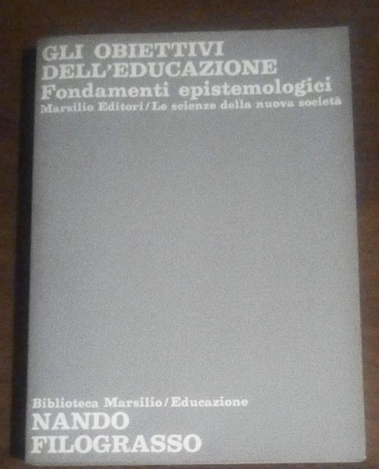 Gli obiettivi dell'educazione - Nando Filograsso - copertina
