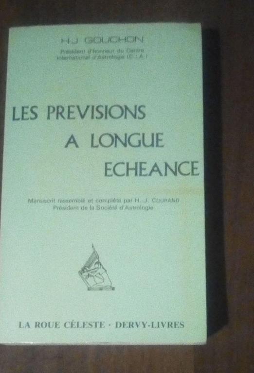 Les previsions a longue echeance - copertina