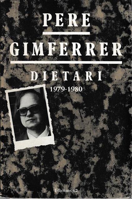 Dietari 1979-1980 - Pere Gimferrer - copertina