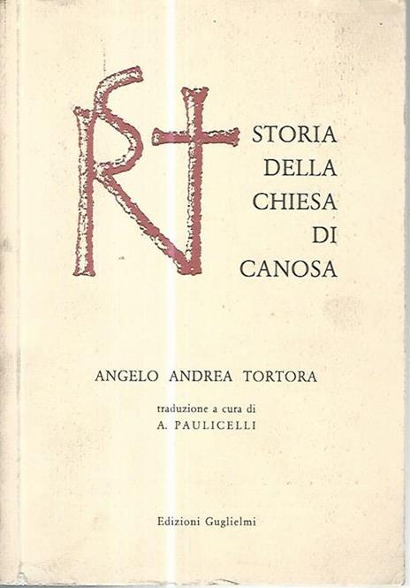 Storia della chiesa di Canosa - Angela Tortora - copertina