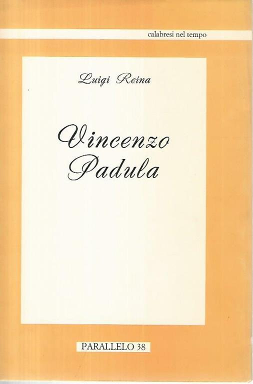 Vincenzo Padula - Luigi Reina - copertina