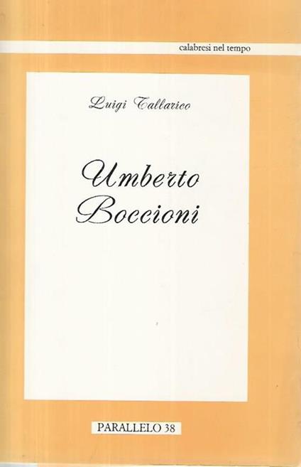 Umberto Boccioni - Luigi Tallarico - copertina