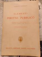 Elementi di diritto pubblico premessa una parte introduttiva e principi generali del diritto