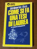 Come si fa una tesi di laurea