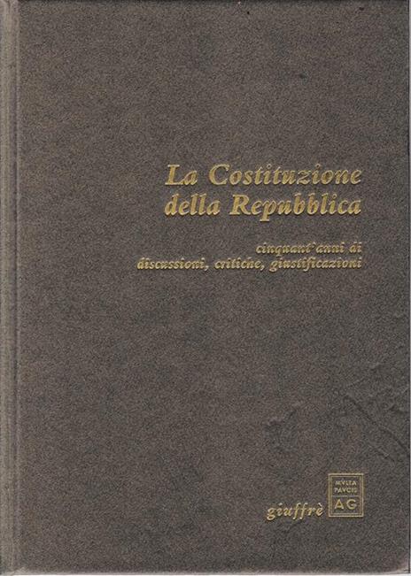 La Costituzione della Repubblica - Lorenzo Ornaghi - copertina