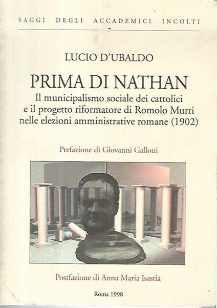 Prima di Nathan - Lucio D'ubaldo - copertina