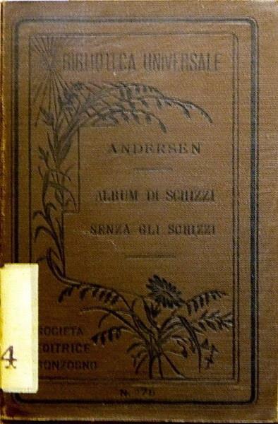 Album Di Schizzi Senza Gli Schizzi Di H. C. Andersen La Principessina Ilse Di Maria Petersen - H. Christian Andersen - copertina