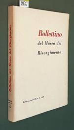 Bollettino Del Museo Del Risorgimento (Anno Iii) N. 3 1958