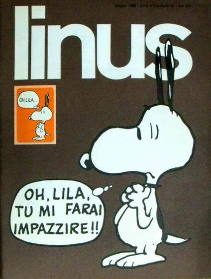 Linus Anno 5 (Numero 50) Maggio 1969 - Giovanni Gandini - copertina